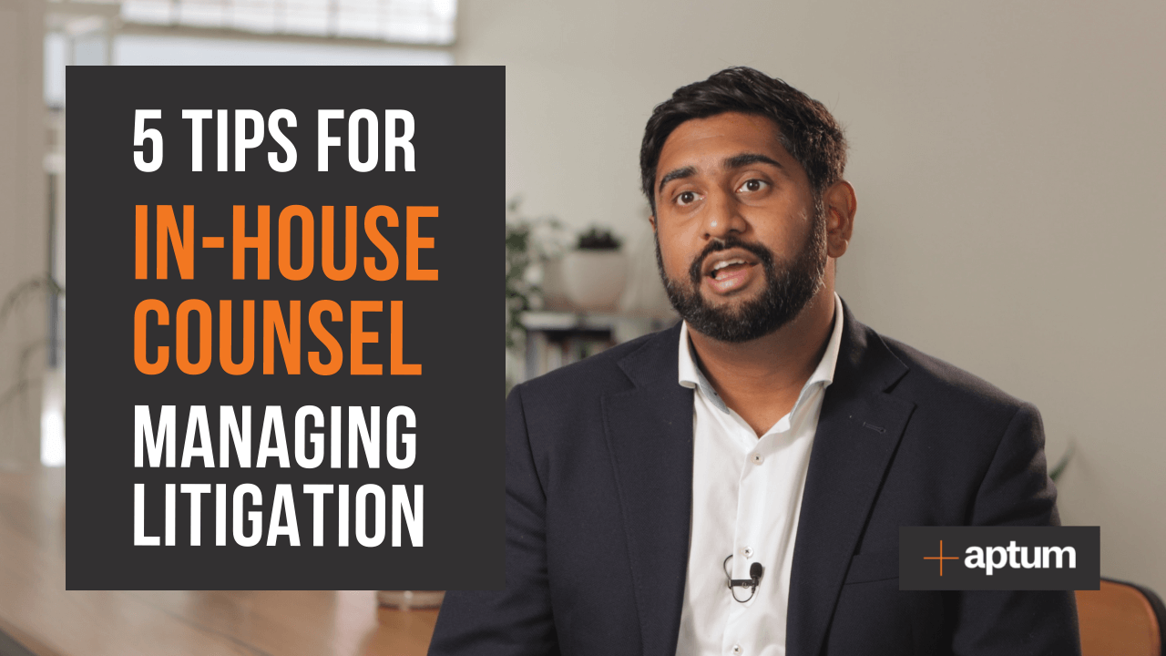 5 tips for in-house counsel managing litigation